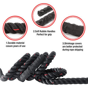 Épais lourd 3LB adulte entraînement <span class=keywords><strong>exercice</strong></span> <span class=keywords><strong>sauter</strong></span> bataille <span class=keywords><strong>corde</strong></span> <span class=keywords><strong>à</strong></span> <span class=keywords><strong>sauter</strong></span> - Product Image 2