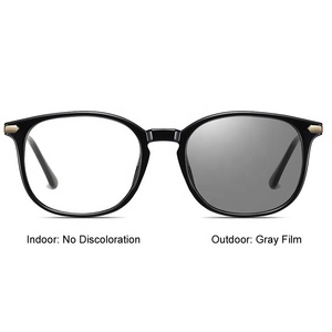 Volar logotipo personalizado miopía cambio de color Filtro de luz azul fotocromáticos gafas computadora Caballero - Product Image 4