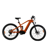 Vélo de montagne électrique en fibre de carbone 29 pouces, vélo de montagne électrique de haute qualité, moteur central Bafang 1000W, suspension intégrale, vélo électrique sport