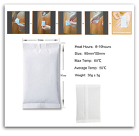 Pochette chauffante jetable pour les mains, chauffe-mains portable auto-chauffant pour l'extérieur par temps froid, chauffe-mains jetable