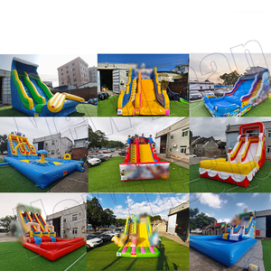 Fábrica caliente azul inflable diversión al aire libre toboganes <span class=keywords><strong>Banzai</strong></span> piscina evento inflable para niños adultos - Product Image 6