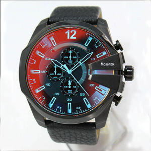 นาฬิกาข้อมือผู้ชายหน้าปัดใหญ่ ดีไซน์หรูหราทันสมัย ตัวเรือนสแตนเลส สไตล์สปอร์ต ลำลอง ขายดี - Product Image 2