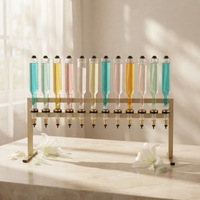 Diffuseur de parfum de luxe doré à 12 têtes, station de parfumage, machine à diffuser des parfums commerciaux pour les mariages, les spas et les fêtes