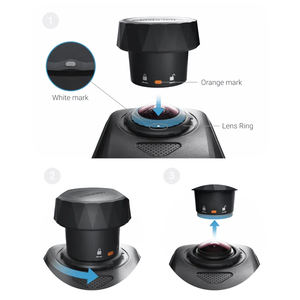 NOUVEAU Kit de lentilles de remplacement d'origine en gros pour caméra d'action Insta360 X4 Air - Product Image 4