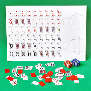 Cartes de <span class=keywords><strong>jeu</strong></span> créatives miniatures pour enfants, <span class=keywords><strong>jeu</strong></span> de société portable de la taille d'une paume, cartes amusantes - Product Image 4