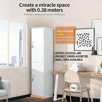 Casier métallique à deux portes assemblé avec ventilation double porte, emballage plat, durable, écologique, pour gymnases, bureaux, employés, étudiants