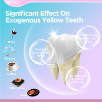 Tiras Blanqueadoras Dentales Onugesmile con Sal del Mar Muerto Sin Alcohol, Tiras Orales Suaves Sin Peróxido para Dientes Sensibles