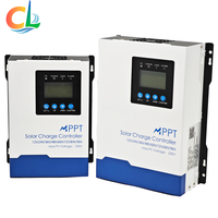 Contrôleur de charge solaire MPPT intelligent 30A/60A/120A 24V, entrée PV max 230V, 12-96V, écran LCD, RS485, efficacité 97% pour batteries au plomb/lithium