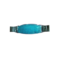 Bandeau de bandeau de poche de glace de tête de migraine avec la thérapie chaude ou froide de perles de gel, soulagement de douleur de sinus