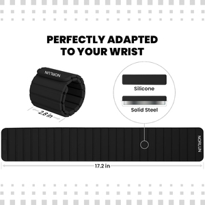 Kit Pilates con Pesi Magnetici per Caviglie 1KG Neri, Pesi per Polsi Yoga, Pesi Personalizzati per Caviglie e Polsi per Donne - Product Image 3