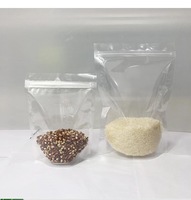 Transparent clair odeur preuve Doypack fermeture éclair debout nourriture riz Snack fermeture éclair emballage en plastique pochette à épices sac