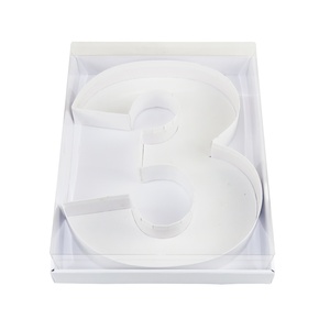 กล่องกระดาษรูปตัวเลขขนาด 12 นิ้ว สำหรับใส่ของขวัญตกแต่งงานวันเกิด รูปแบบคัพเค้กแสนหวาน - Product Image 2