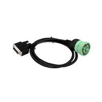 Kabel Baterai Mobil Tipe 2 J1939 9P Plug ke Db15 Male, Kabel Diagnostik Otomotif