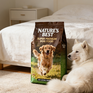 طعام جاف للكلاب من ماركات مختلفة بنسبة بروتين 35٪، غني بالبروتين وخالٍ من الحبوب للكلاب البالغة، 20 كجم و30 رطل و50 رطل، أكياس تغليف لطعام الحيوانات الأليفة - Product Image 1