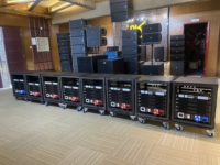 Cvr Hot Amplifier Mental 2U Big Power 480W/4 Ohm 350W/8 Ohm 2-Channel for Stage Sound Speaker Passive PA System