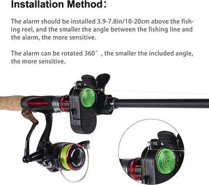 ไฟ LED ระบบอิเล็กทรอนิกส์สำหรับจับปลาคาร์พ,ชุดสัญญาณเตือนแบบมีเสียงเตือนสำหรับจับ<span class=keywords><strong>ปลา</strong></span><span class=keywords><strong>กัด</strong></span> - Product Image 3