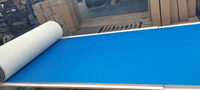 Plaques en caoutchouc bleu Meiji, épaisseur 1,95 mm, dureté 81, 4 couches, taille personnalisée pour machine d'impression offset, bonne qualité