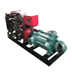 Horizontal customized large flow segmented diesel engine multi-stage pump