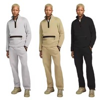 Sudaderas con Capucha de Tech Fleece de Alta Calidad con Media Cremallera para Hombre, Hechas a Medida, Ropa Urbana con Logo Personalizado de Fabricantes 2025