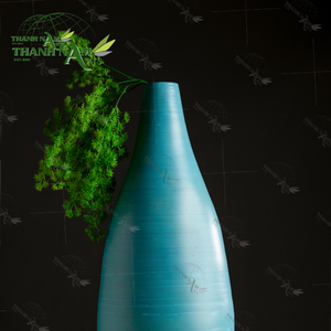 Vase en bambou décoratif durable, design moderne en spirale, écologique et durable, couleur personnalisable pour salon/hôtel - Product Image 1