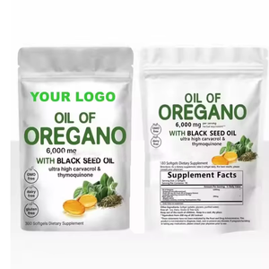 Ausreson OEM Huile d'origan biologique et Huile de graines noires en capsules molles – Supplément antioxydant naturel - Product Image 1