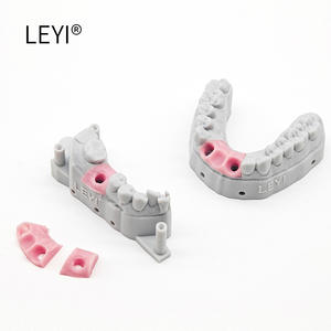 LEYI campione gratuito 3D stampato rosa polimero resina dentale Uv gomma flessibile Gingiva resina 3D stampante maschera di gengiva flessibile - Product Image 5