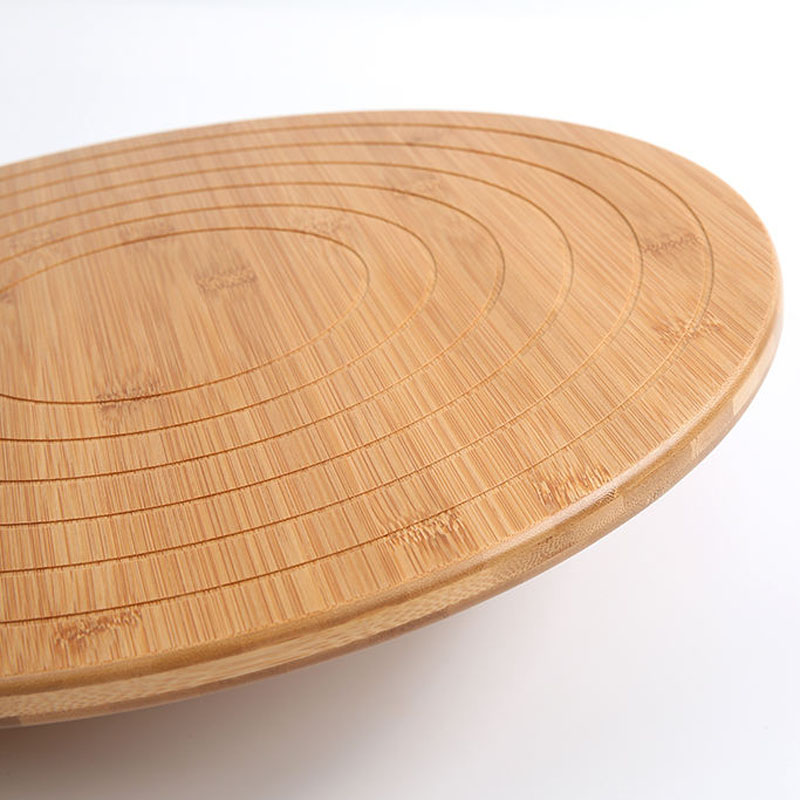 卸売フィットネスバランスボードコアトレーナー機器ラウンドバンブー