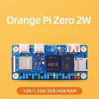 Carte de développement Orange Pi Zero 2W 1 Go/1,5 Go/2 Go/4 Go avec SoC H618, compatible Android et Linux SBC pour projets IoT