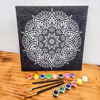 Kit de peinture par numéros de bricolage en gros d'usine avec pinceaux