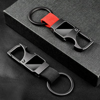 Porte-clés en métal en alliage massif de qualité supérieure Conception classique d'anneau fendu avec fonction antirouille pour clés de voiture Clés de maison ou porte-clés