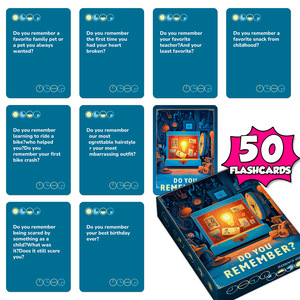 Tarjetas Interactivas de Preguntas y Respuestas para Parejas, Papel Ecológico Portátil para Juegos Románticos Transfronterizos - Product Image 5