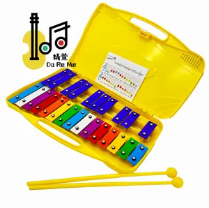 Festival di acquisto di vendita caldo 25 tasti tamburello a percussione mini xilofono per pianoforte per giocattoli per bambini