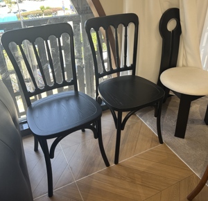 Tabouret avec pieds <span class=keywords><strong>en</strong></span> <span class=keywords><strong>bois</strong></span>, meubles de maison, haute qualité, trois pieds, ottoman rond <span class=keywords><strong>en</strong></span> velours, tabouret rond <span class=keywords><strong>en</strong></span> <span class=keywords><strong>bois</strong></span>, chaises - Product Image 4