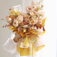 Papier d'emballage de Bouquet de fleuriste imperméable personnalisé de haute qualité motif à pois de nouvelle mode pour l'usage industriel de fleur