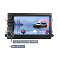 Autoradio Android Meihua 7 pouces avec Carplay sans fil, GPS, support de tableau de bord, lecteur multimédia, 1 an de garantie pour Ford F150 2004-2008