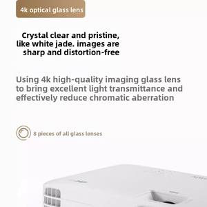 โปรเจคเตอร์วิดีโอ Yinzam <span class=keywords><strong>ViewSonic</strong></span> Max 1080p DLP, ความสว่าง 3200 ลูเมนส์ <span class=keywords><strong>240</strong></span> <span class=keywords><strong>Hz</strong></span> HDR สมาร์ทโปรเจคเตอร์ รองรับ 3D สำหรับการประชุมครอบครัว - Product Image 3