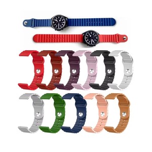 <span class=keywords><strong>Correa</strong></span> de silicona deportiva para <span class=keywords><strong>Amazfit</strong></span> <span class=keywords><strong>GTS</strong></span> GTR Wave Straps para Samsung Galaxy Active 2 - Product Image 1