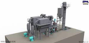 Mini Gips pulver herstellungs maschine Kleiner Kalkstein Glimmer Calciumcarbonat Baryt Bentonit Raymond Mahlwerk China - Product Image 4