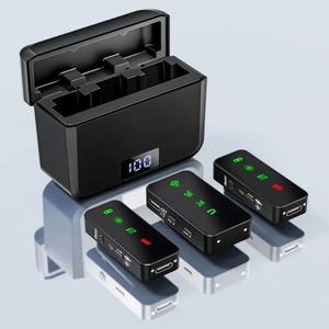 Microphone cravate sans fil à longue durée de vie de la batterie, microphone cravate H16, nouveau modèle mini <span class=keywords><strong>PORTABLE</strong></span> pour diffusion en direct, vlog - Product Image 1