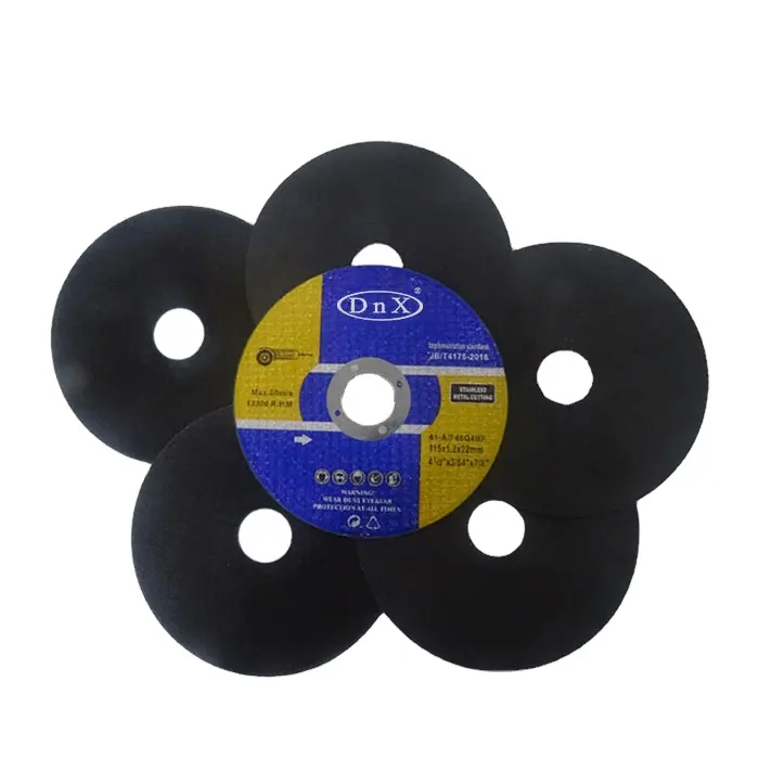 Chine fabricant d'abrasifs 4.5 pouces 115X1X22MM métal disque de coupe en acier inoxydable pour meuleuses d'angle disques abrasifs