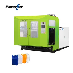 Powerjet EB30U PP HDPE ekstrüzyon üflemeli kalıplama makineleri plastik şişeler yapmak jerry kutular