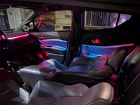 Kit d'éclairage d'ambiance automobile SJC, éclairage intérieur de voiture, moule 1:1 pour Toyota IZOA/CHR 2018-2023, symphonie dynamique, LED 12V, accessoires