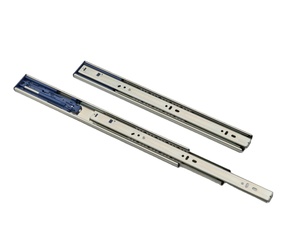 Yeni 45mm <span class=keywords><strong>2</strong></span>-in-1 tam uzatma rulman teleskopik yumuşak kapanış itme açık kanal slayt ev mobilya ofis çekmeceler - Product Image 1