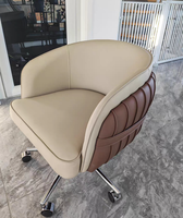 Chaise de bureau en gros, pivotante et réglable en hauteur, confortable, rotation à 360 degrés, chaise de maquillage, mobilier de salon