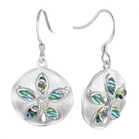 Boucles d'oreilles en argent sterling 925 avec incrustation de coquillages naturels, bijoux tropicaux, coquille d'ormeau, pavé de diamants, motif vague, boucles d'oreilles sur le thème de la vie marine
