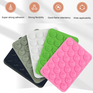 <span class=keywords><strong>Support</strong></span> de téléphone à <span class=keywords><strong>ventouse</strong></span> en silicone antidérapant et <span class=keywords><strong>support</strong></span> de fixation par aspiration pour bureau, mur, miroir et appareils mobiles - Product Image 3
