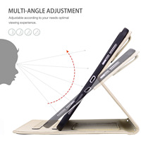 Casing berdiri penutup Slot kartu gaya kucing lucu untuk iPad 2025 10.2 10.9 11 inci Pro Mini Air 4 5 6 7 8 9 generasi ke-10