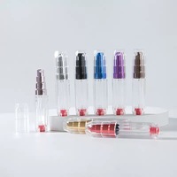 Atomiseur de parfum de voyage de luxe personnalisé, vide, mini 5 ml, rechargeable, à remplissage par le bas, avec pulvérisation fine, ouverture facile, en PVC JX