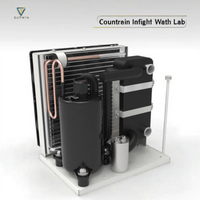 Compresseur de refroidisseur d'air compact et silencieux Huajing, capacité de refroidissement 600W, 220VAC, 61.0dB, équipement d'échange thermique de réfrigération
