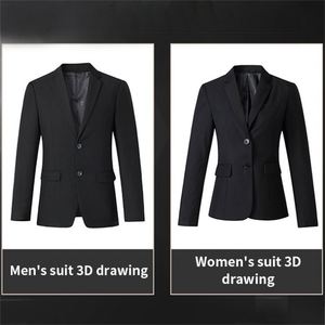 Conjunto de Regalo de Lujo para Oficina de 2 Piezas, Traje Formal con Blazer para Hombres y Mujeres de Negocios, Talla Europea Personalizada - Product Image 6